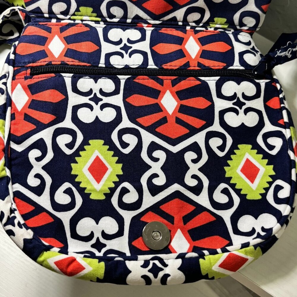 Vera Bradley Sun Valley Little Flap Hipster Crossbody Bag Retired Print - Picture 10 of 12